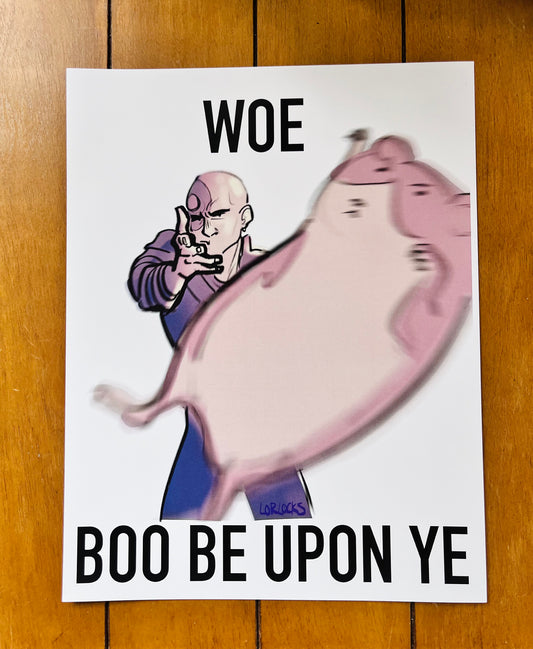 BG3 Minsc & Boo Print