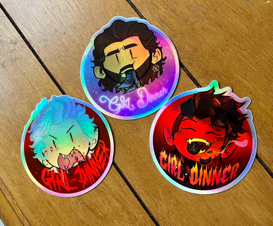 BG3 Girl Dinner Stickers