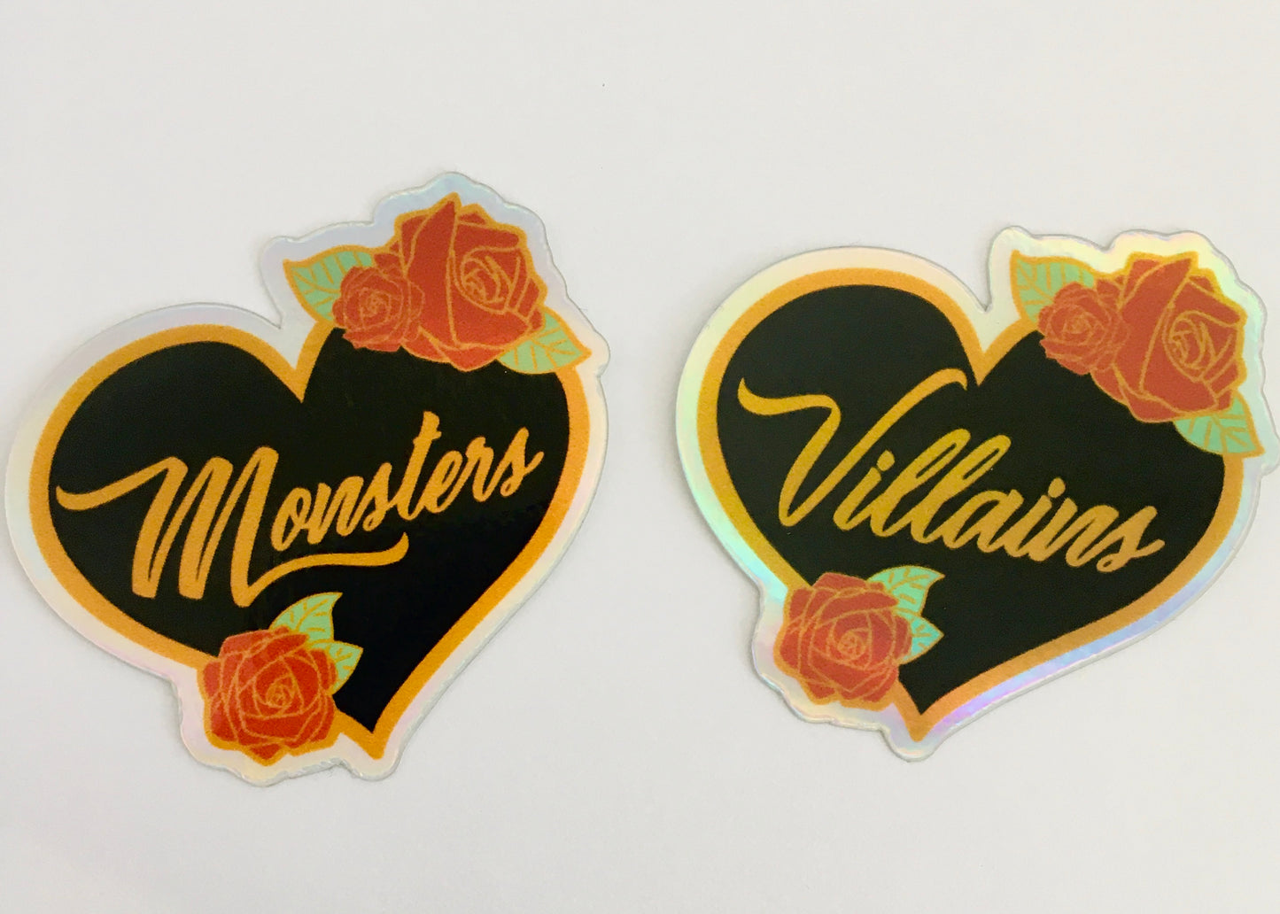 Monster/Villain Lover Holo Stickers