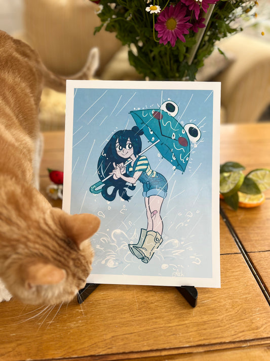 BNHA Tsuyu Holo Print