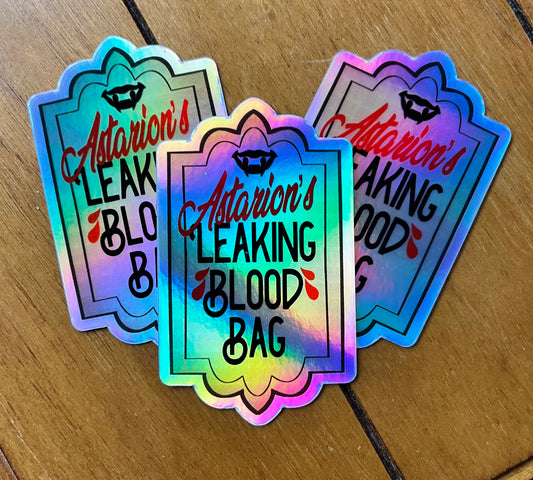 Leaking Bloodbag Stickers