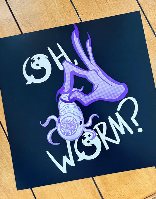 BG3 Mindflayer Worm Print