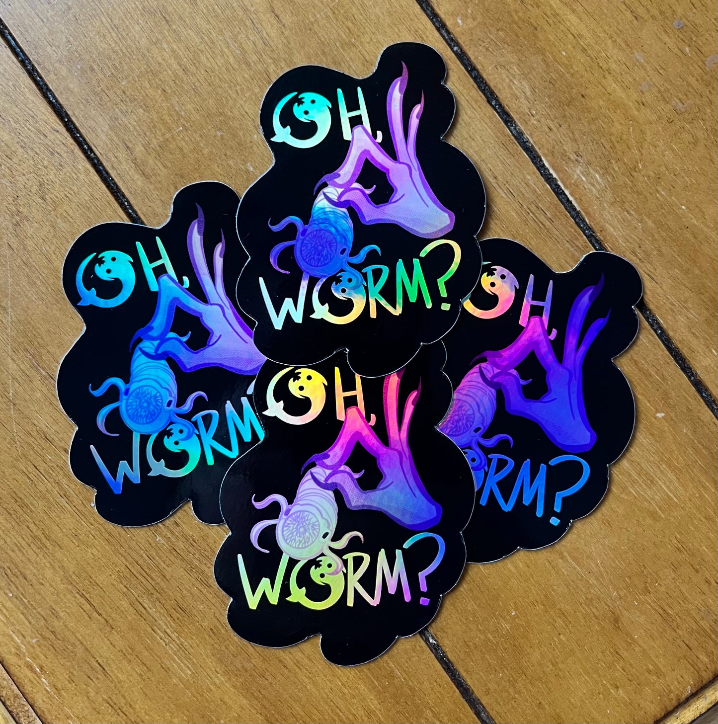 Brain Worm Sticker