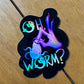 BG3 Brain Worm Sticker