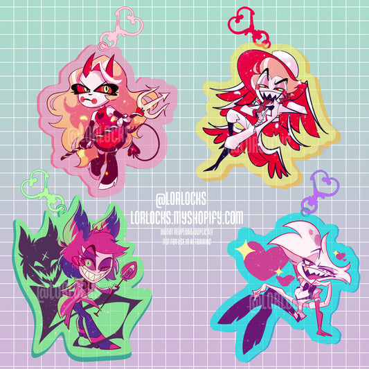 Hazbin Acrylic Charms