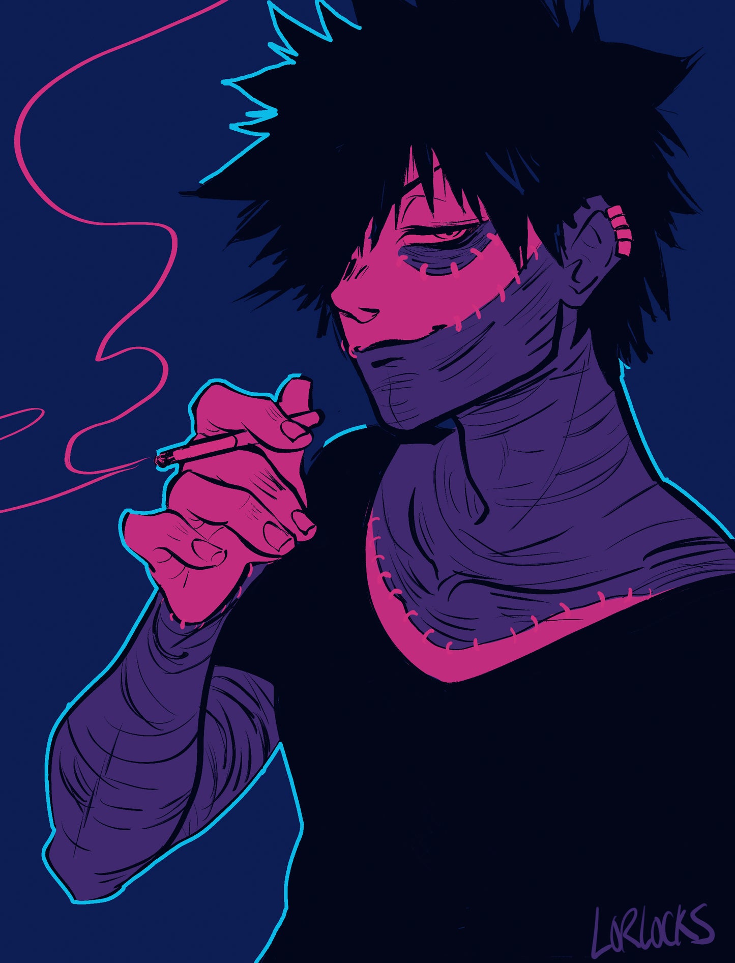 BNHA Dabi Print